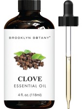 Brooklyn Botany Clove Essential Oil - Huge 4 Fl Oz - 100 Pure and Natural - Pre