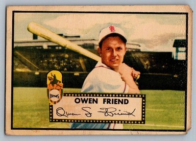 (76231) 1952 Topps #160 Owen Friend PR St. Louis Browns