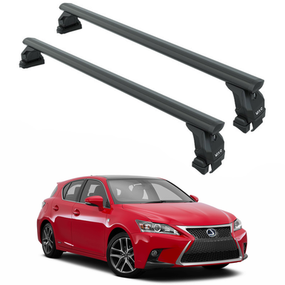 #ad For Lexus CT 200H 2011 2017 Roof Rack Cross Bars Normal Roof Pro 4 Black $301.00