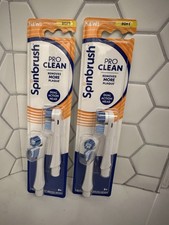 2 Packs Spinbrush PRO Clean Replacement Heads-Soft -2 Heads in each pack