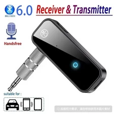 USB Wireless Bluetooth 5.0 Transmitter Receiver 2in1 Audio Adapter 3.5mm Aux Car
