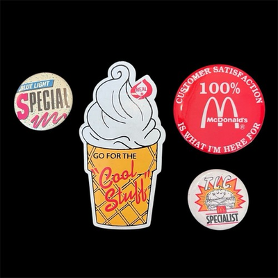 #ad #ad Vintage Pins Lot Of 4 Kmart McDonald’s Ice Cream Cone $24.99
