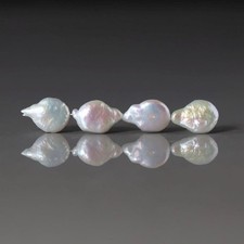 AAAAA Baroque Pearl Beads 10mm-14mm 4 Pcs DIY Jewelry