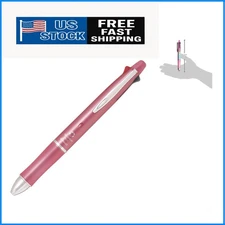 Dr. Grip 4 Plus 1 Shell Pink Multi Pen: 4 Colors & Mechanical Pencil Included