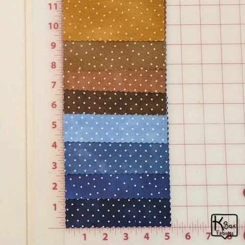 Quilting Cotton Fabric 5" Charm Pack Maywood Studio Basics Bountiful Polka Dots image 6