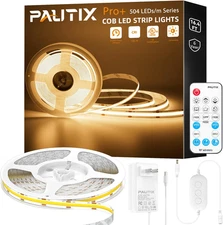 Warm White LED Strip Light 24V LED Led Light Strip with Remote,3000K Super Brigh