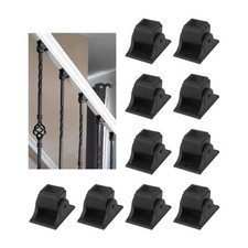 10-Pack Iron Baluster Swivel Shoes   Adjustable Angle Baluster Shoes with Scr...