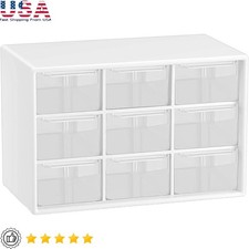 Small Drawer Organizer 9 Mini Drawers Wall Mountable Stackable Storage Solution