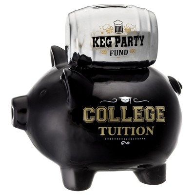 College Tuition - Keg Party Piggy Bank, Money Savings Piggy Bank for Adults, ...