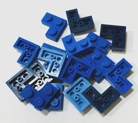 Lego Blue Plate 600pc Lot 2x16 2x14 2x8 2x6 2x4 2x3 2x2 1x12 1x10 1x8 1x6 1x4 +