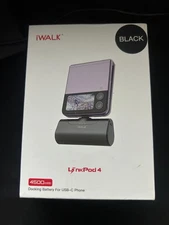 iWALK LinkPod4 4500mAh Portable USB-C Charger - Black, DBL4500C