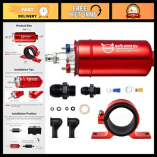 High-performance 12v Inline Fuel Pump For Efi Systems 300lph Flow Rate Durable High-performance 12v Inline Fuel Pump For Efi Systems 300lph Flow Rate Durable