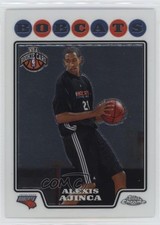 2008-09 Topps Chrome Alexis Ajinca #199 8f4