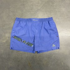 Vintage 80s 90s Puma Men M Surf Fun Lined Shorts Swim Trunks Drawstring Colorful