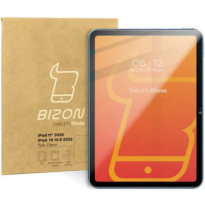 2x Gehärtetes Glas für iPad 11/10 gen. Bizon Schutzglas Displayschutzglas Glas