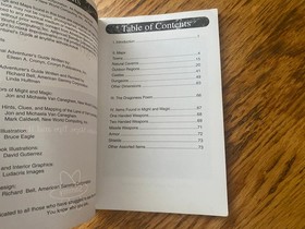 Might & Magic CLUE BOOK strategy guide hint maps charts nintendo nes handbook