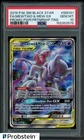 2019 Pokemon SM BSP Power Partnership Tins #SM191 FA Mewtwo & Mew GX PSA 10