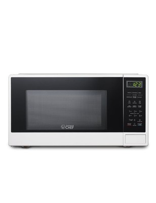 Commercial Chef 1.1 Cu. Ft. Countertop Microwave Oven, Touch Controls with Di...