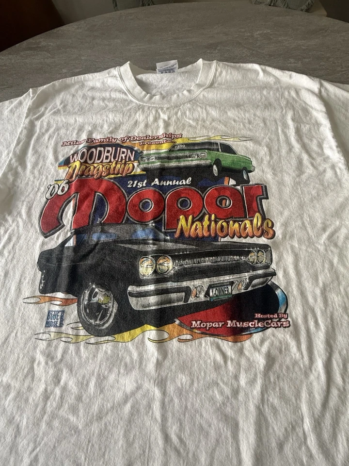 Camiseta 21 aniversario de los Nacionales Mopar. Grande años 2000 Foto 3 de 4