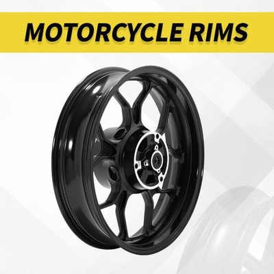 17x4.0'' Gloss Black Tubeless Rear Wheel for Yamaha YZF R3 15-24 MT-03 20 21-24