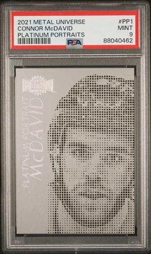 2021 Skybox Metal Universe Hockey Connor McDavid #PP-1 PSA 10