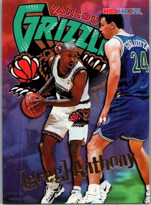 1995-96 Hoops #349 Greg Anthony