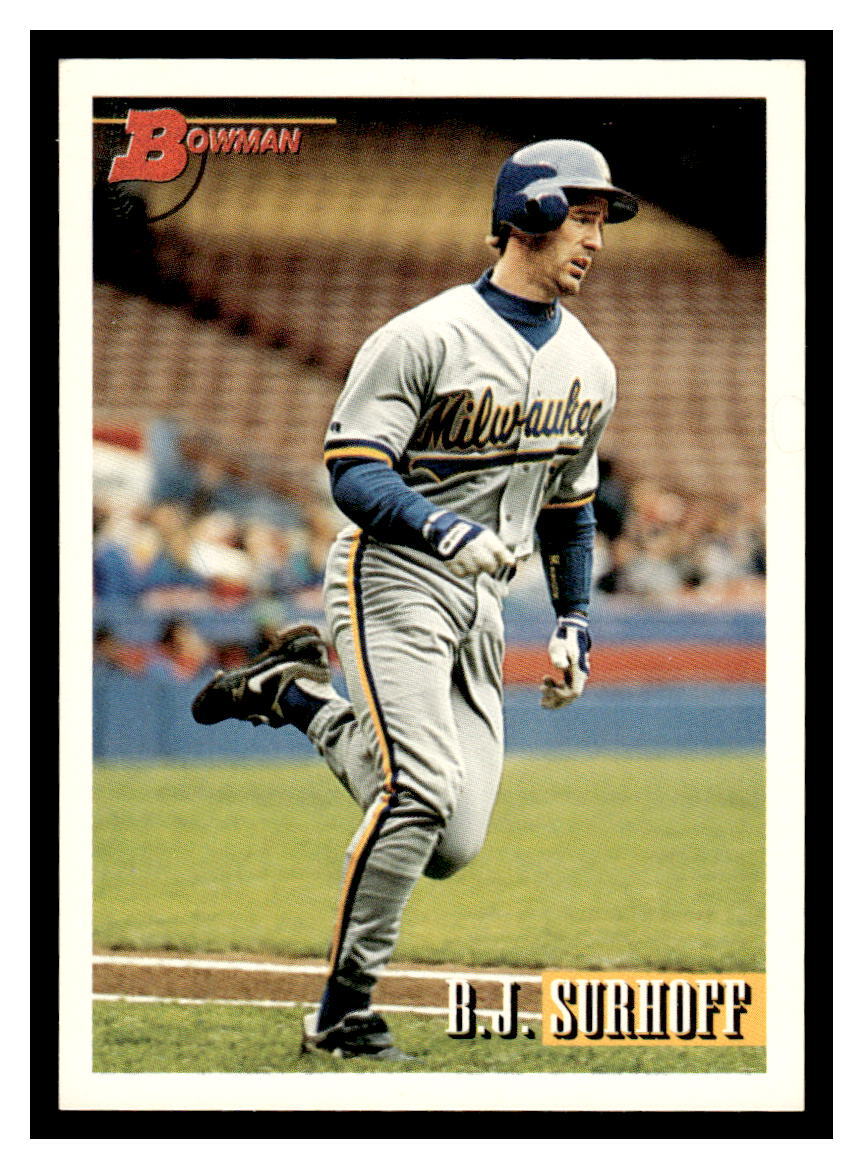 1993 Bowman #71 B.J Surhoff – Brewers