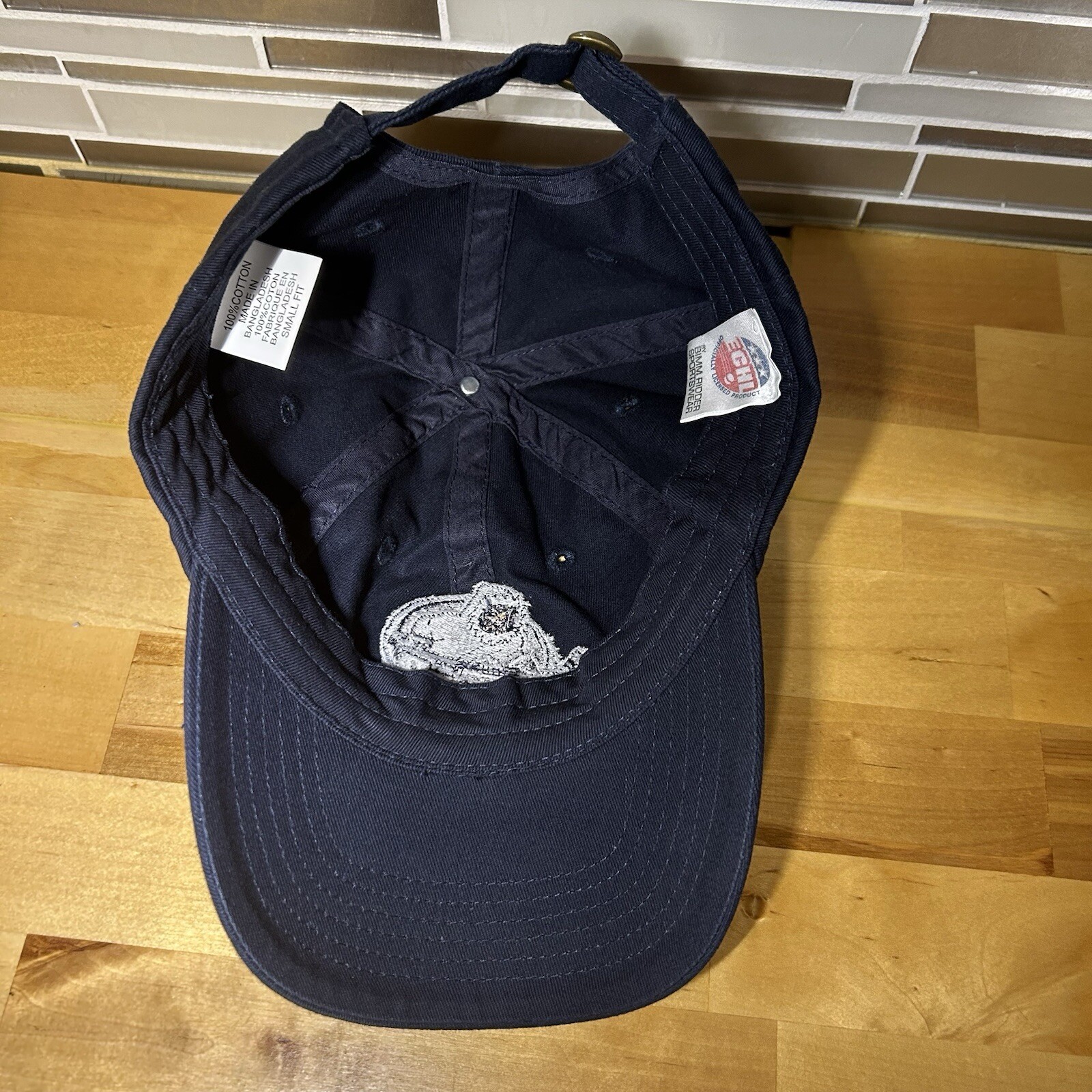 Jacksonville Icemen ECHL Hockey Team Embroidered Logo Blue Small Fit Hat