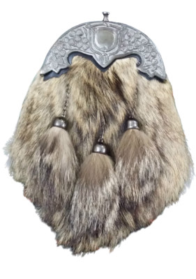 TC Fulldress Kilt Sporran Shamrook Celtic Cantle Chrom/Schottische Kilt Sporrans