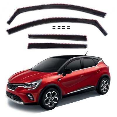 Windabweiser GP Regenabweiser Für Mitsubishi ASX Ab 2023 4-Tlg Set Schwarz