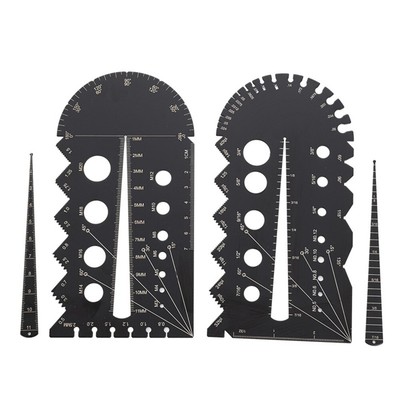Metric and Imperial Metal Thread Pitch Multi- Set, for Automotive Work,9315