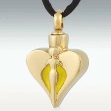 Guardian Angel Stainless Steel Cremation Jewelry - Engravable