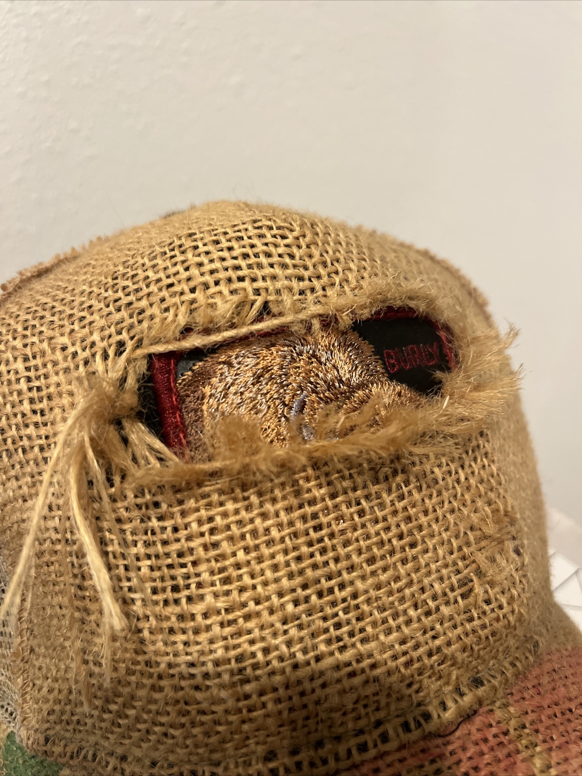 Goorin Bros The Farm Trucker Hat &ldquo;Burly&rdquo; Bison Coffee Sack Rare