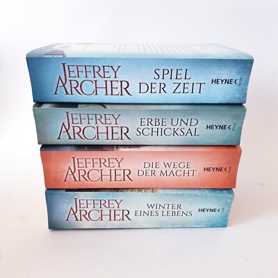 Jeffrey Archer Die Clifton Saga 4 Bände Roman Taschenbücher Band 1, 3, 5, 7