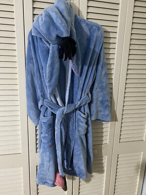 Disney Store Eeyore Womens Plush Robe Medium M Adult Winnie The Pooh | eBay