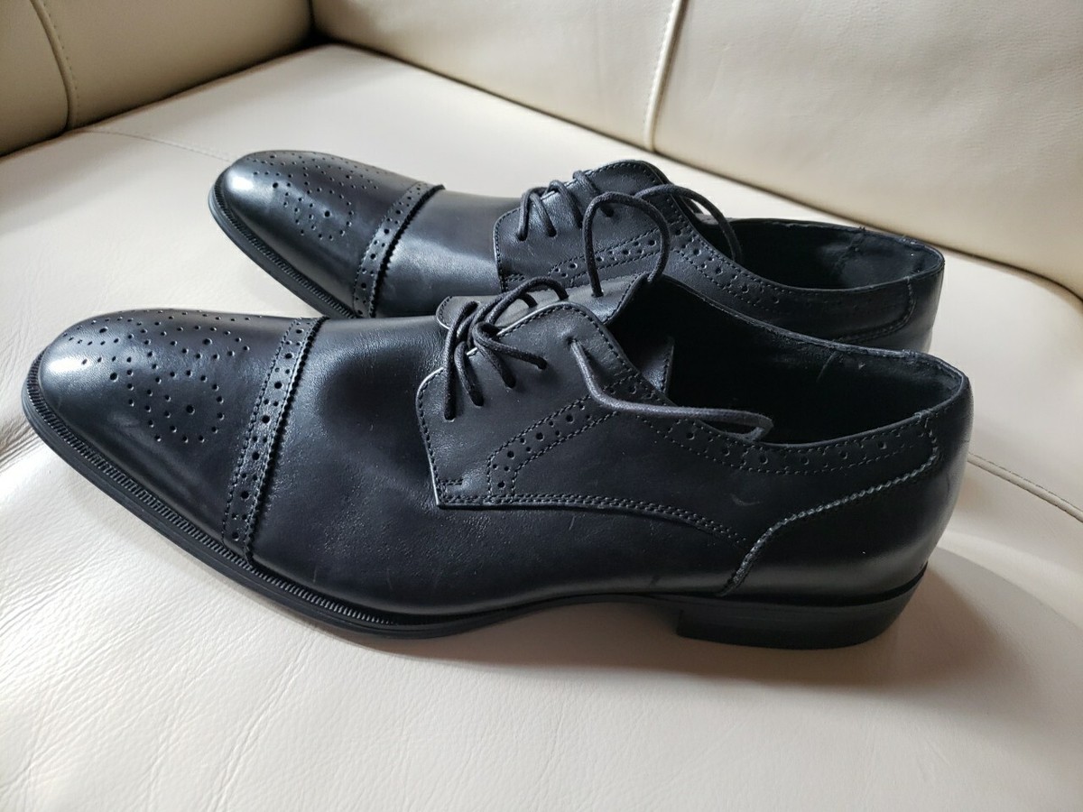 Marc Anthony Elegant Gray Leather Oxfords Mens Gator Skin Dress Shoes - Etsy main image 2