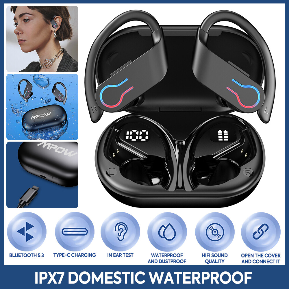 Mpow Bluetooth Earbuds Stereo Waterproof Sport Wireless