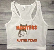 Austin Texas Hooter's Women's Cropped Tank Top | Western Fashion Sizes S-L