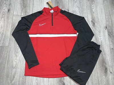 Tracksuit Jacket Nike Grey And Red Tracksuit Black And Red