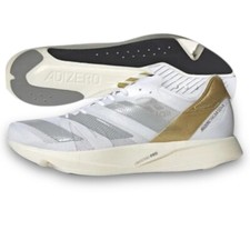 Adidas Adizero Takumi Sen 8 x Tinman Elite White/Gold Men Running Shoe Size 11.5 Size 11.5 - Tinman Elite x adidas Adizero Takumi Sen 8 White  main image 4
