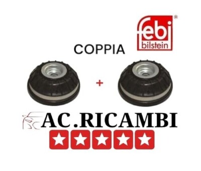 2x Febi 104208 Supporto Ammortizzatore a Molla Frontale per Chevrolet