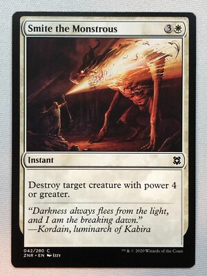MTG Zendikar Rising Smite the Monstrous 42 NM/M