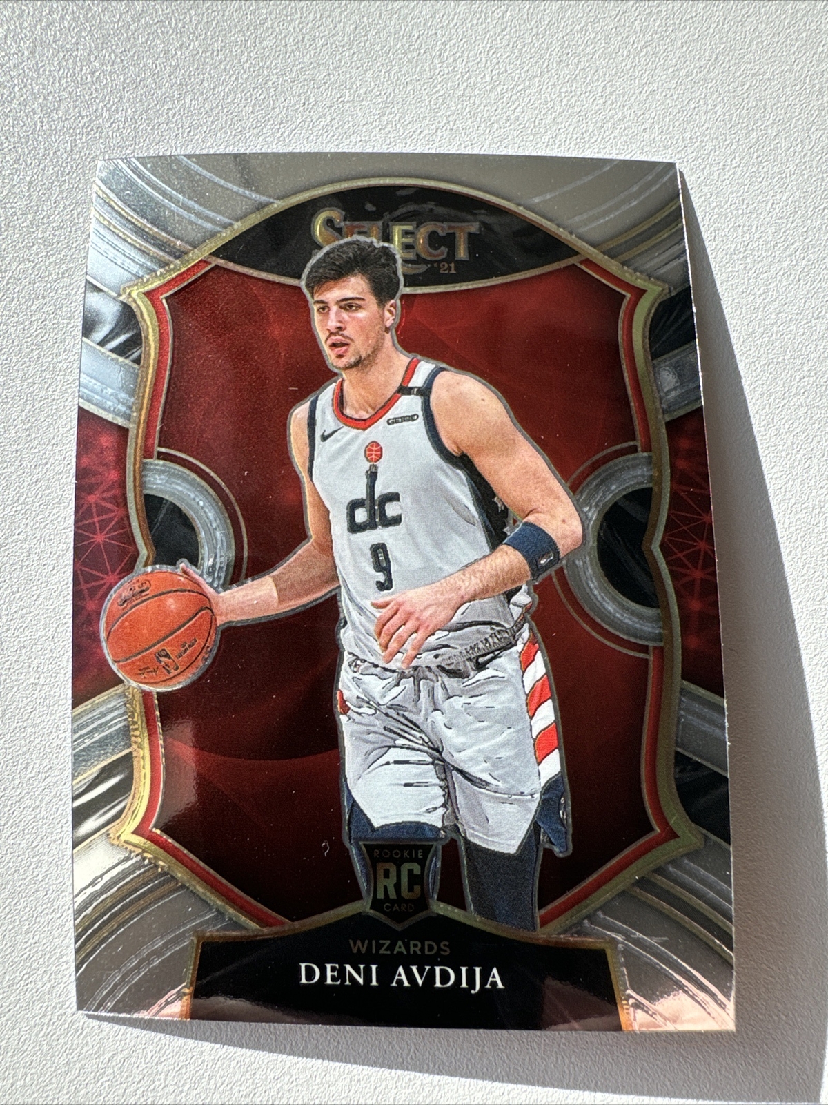 Deni Avdija ROOKIE RC 2020-21 Panini Select Base #69 Washington Wizards