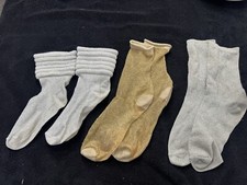 Sparkly Socks Vintage 80s 90s Fancy