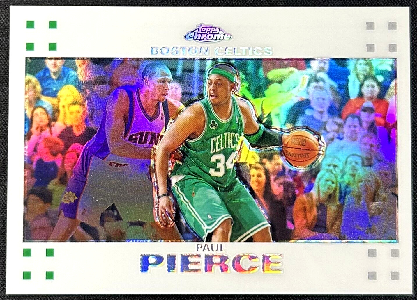 2007-08 Topps Chrome Paul Pierce White Refractor /99 Celtics #34 Basketball NBA