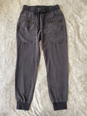New YOUNG FABULOUS & BROKE  Dark Grey Cargo Jogger Pants Size S    NWT