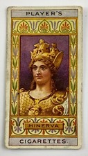 Minerva 21 Egyptian Kings & Queens Players Cigarettes Tobacco Card HH758
