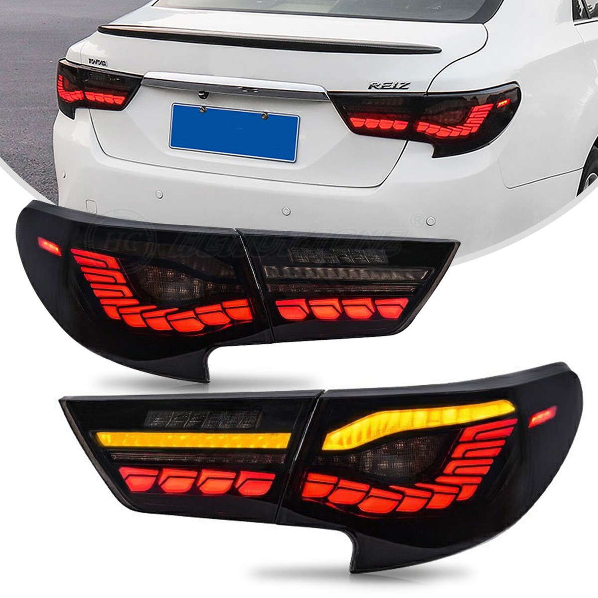 LED Tail Lights For Toyota Mark X / Reiz 2013-2019 Smoked Rear