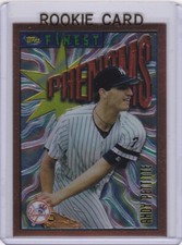 ANDY PETTITTE Topps Finest PHENOMS ROOKIE CARD NEw York Yankees Baseball RC