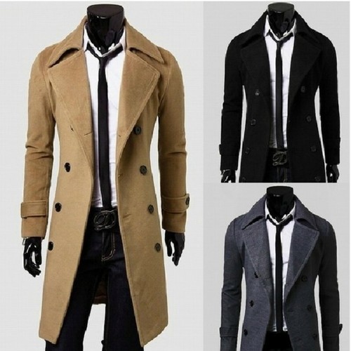 HEFLASHOR 2020 gabardina abrigo de hombre Casual Slim Fit cortavientos de  talla grande abrigo largo de color liso hombres moda Primavera chaqueta  Homme|Zanja| - AliExpress